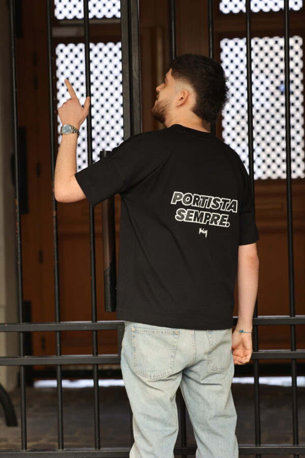 T SHIRT Portista <br /> Noir – Image 2