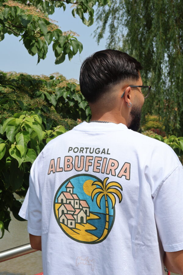 T SHIRT ALBUFEIRA <br /> Blanc – Image 4