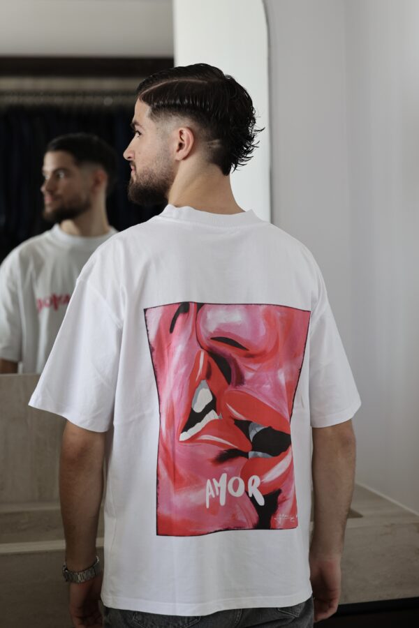 T SHIRT AMOR <br /> BLANC – Image 3