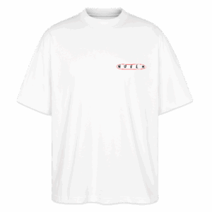 T SHIRT MOT CROISÉS <br /> BLANC