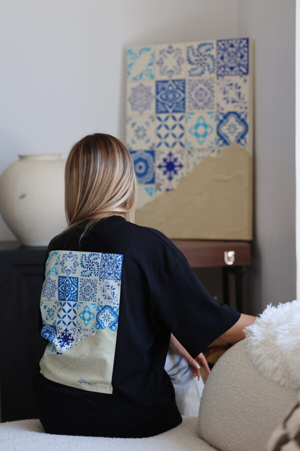 T SHIRT AZULEJOS <br /> NOIR – Image 3