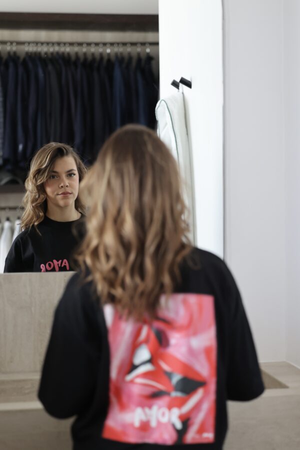 T SHIRT AMOR <br /> NOIR – Image 3