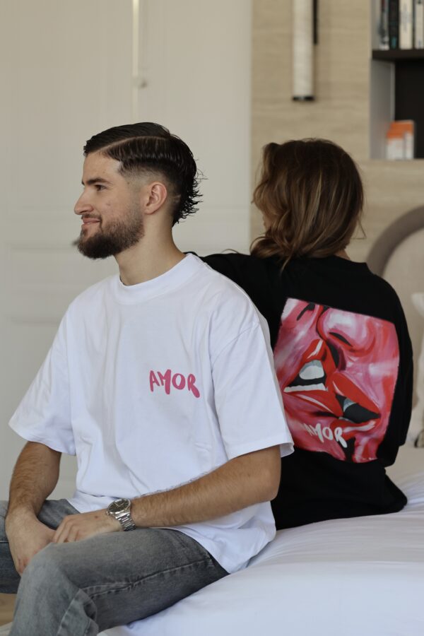 T SHIRT AMOR <br /> BLANC – Image 4