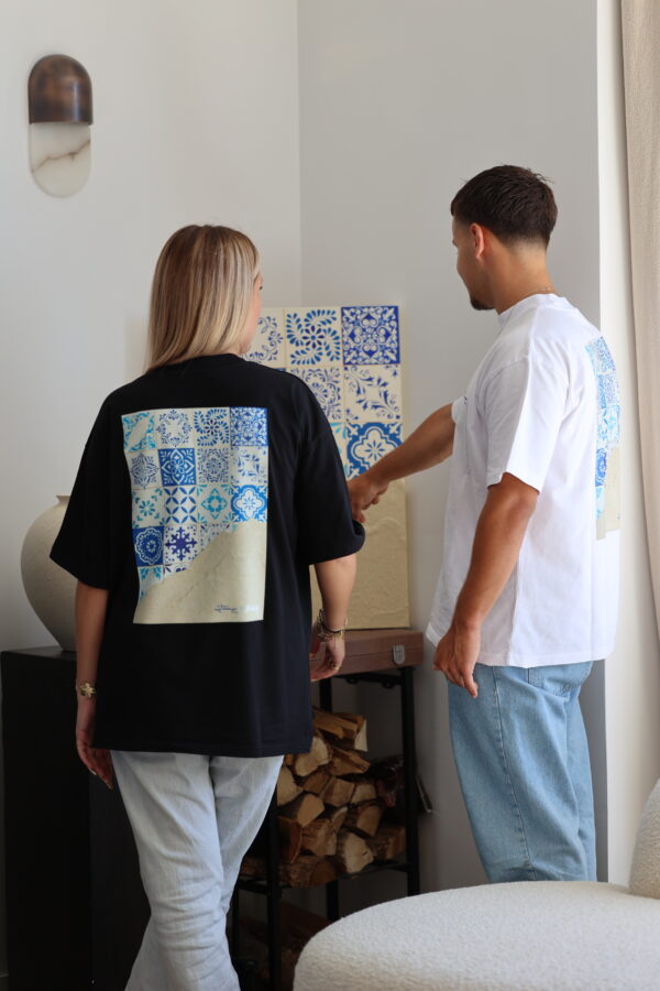 T SHIRT AZULEJOS <br /> NOIR – Image 5