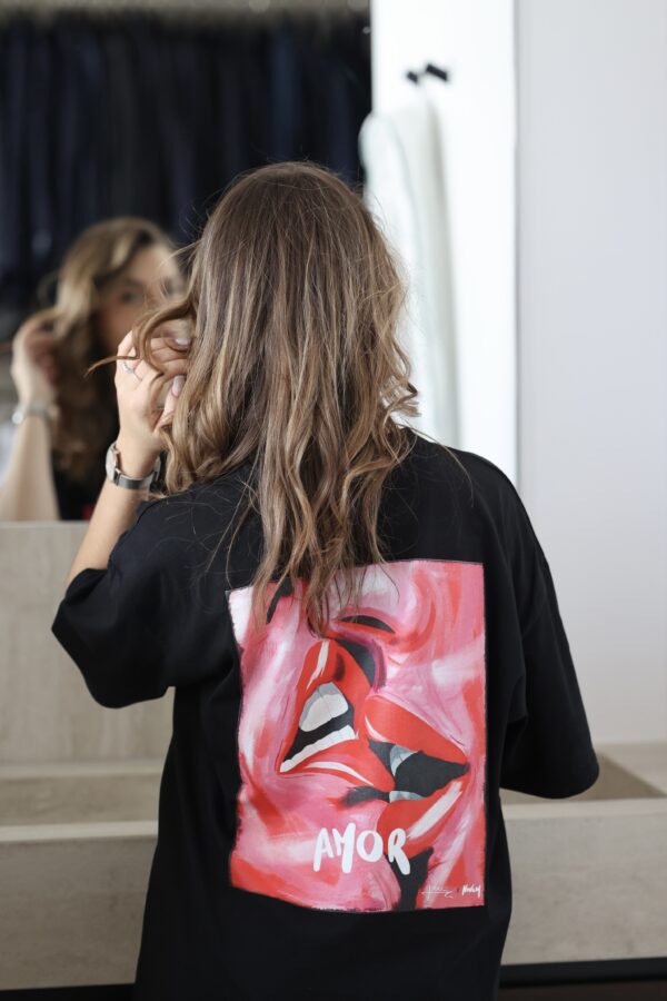 T SHIRT AMOR <br /> NOIR – Image 5