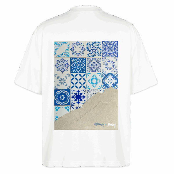 T SHIRT AZULEJOS <br /> BLANC – Image 2