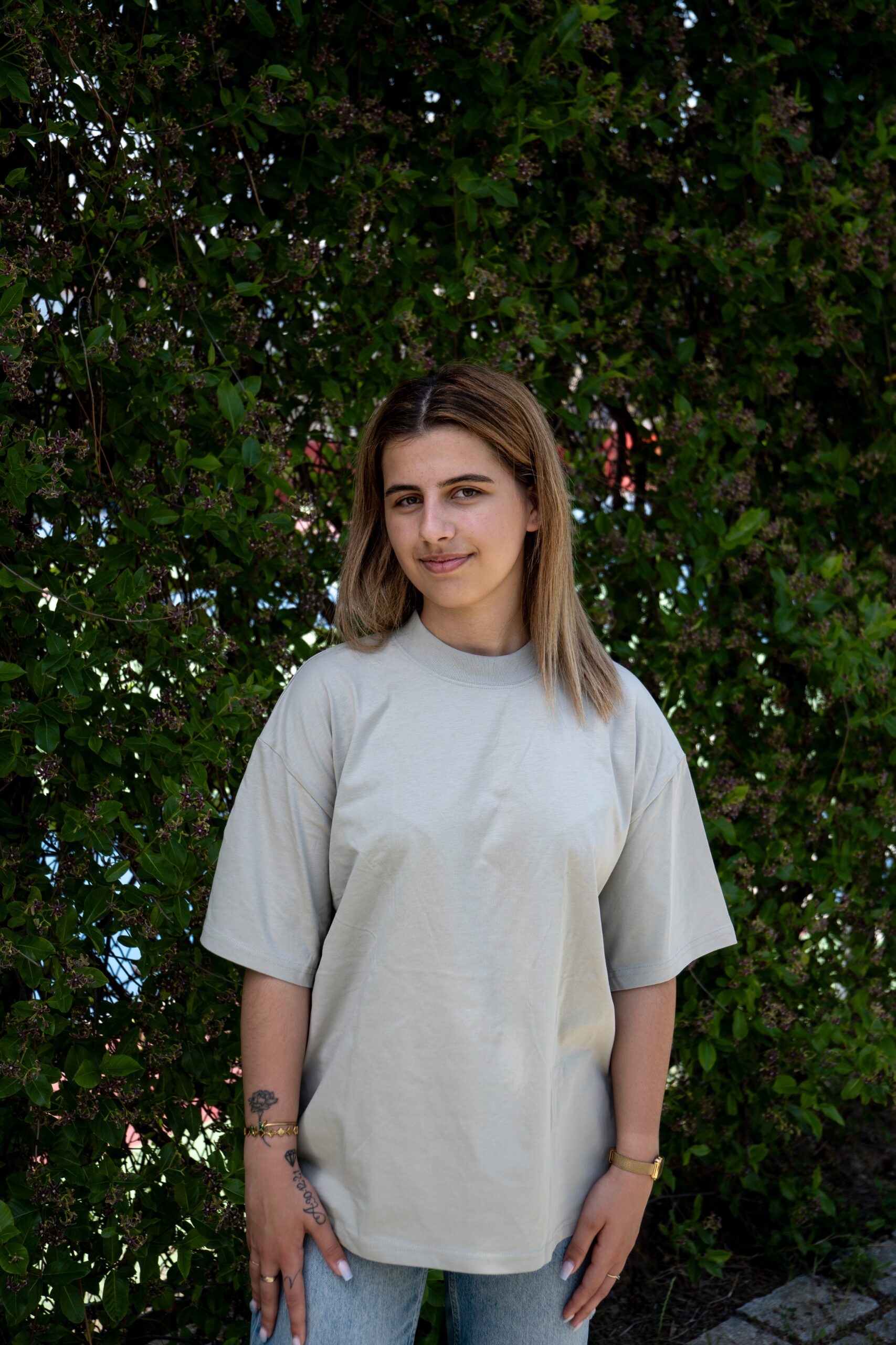 T SHIRT NUVEM <br /> TAUPE – Image 5