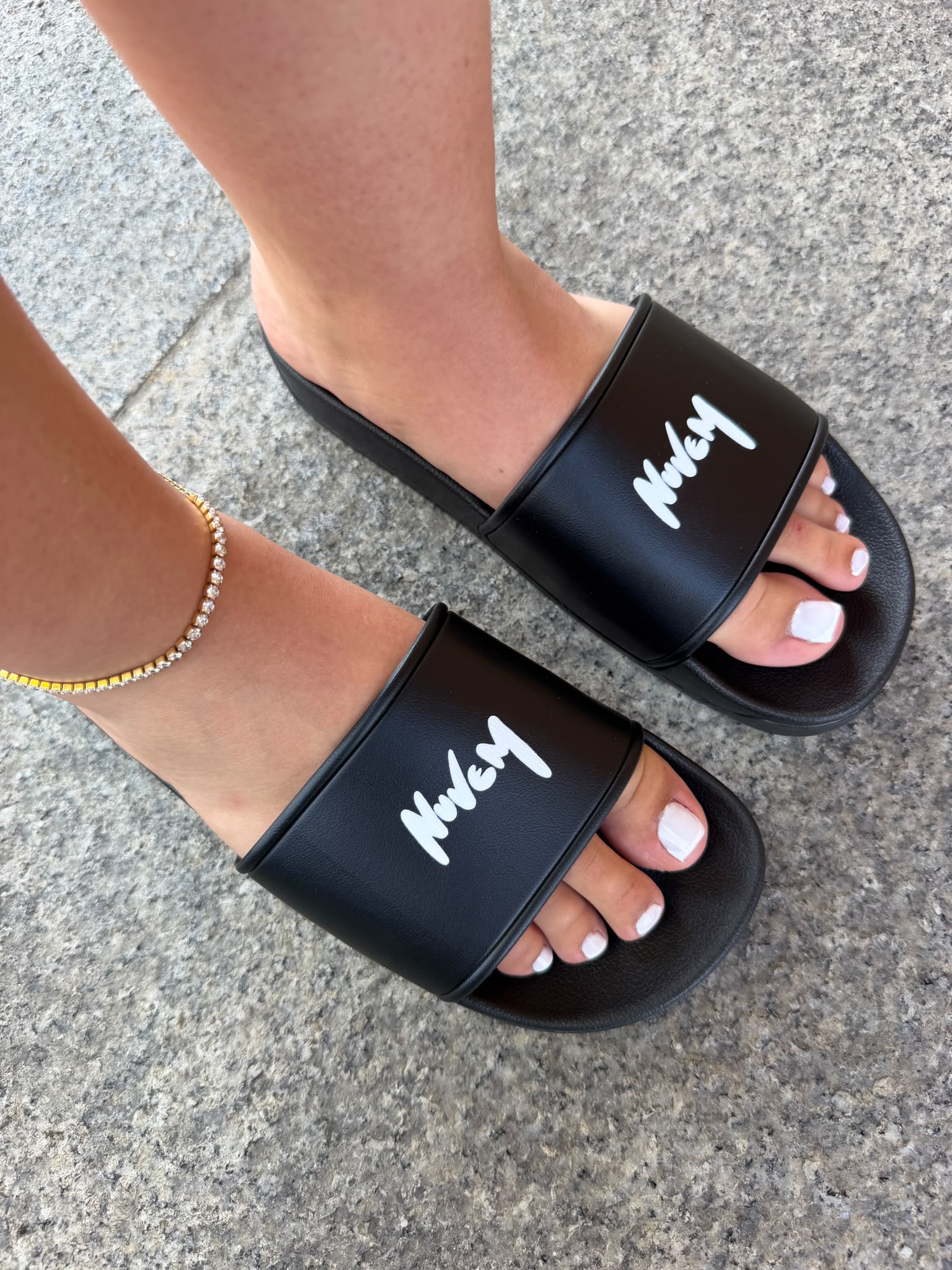 Claquettes Homme <br /> Noir – Image 4